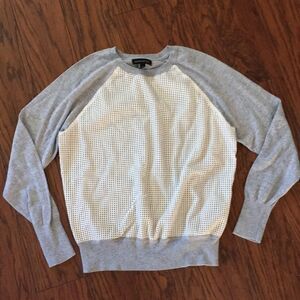 Bananas Republic vegan leather crew neck.  Small